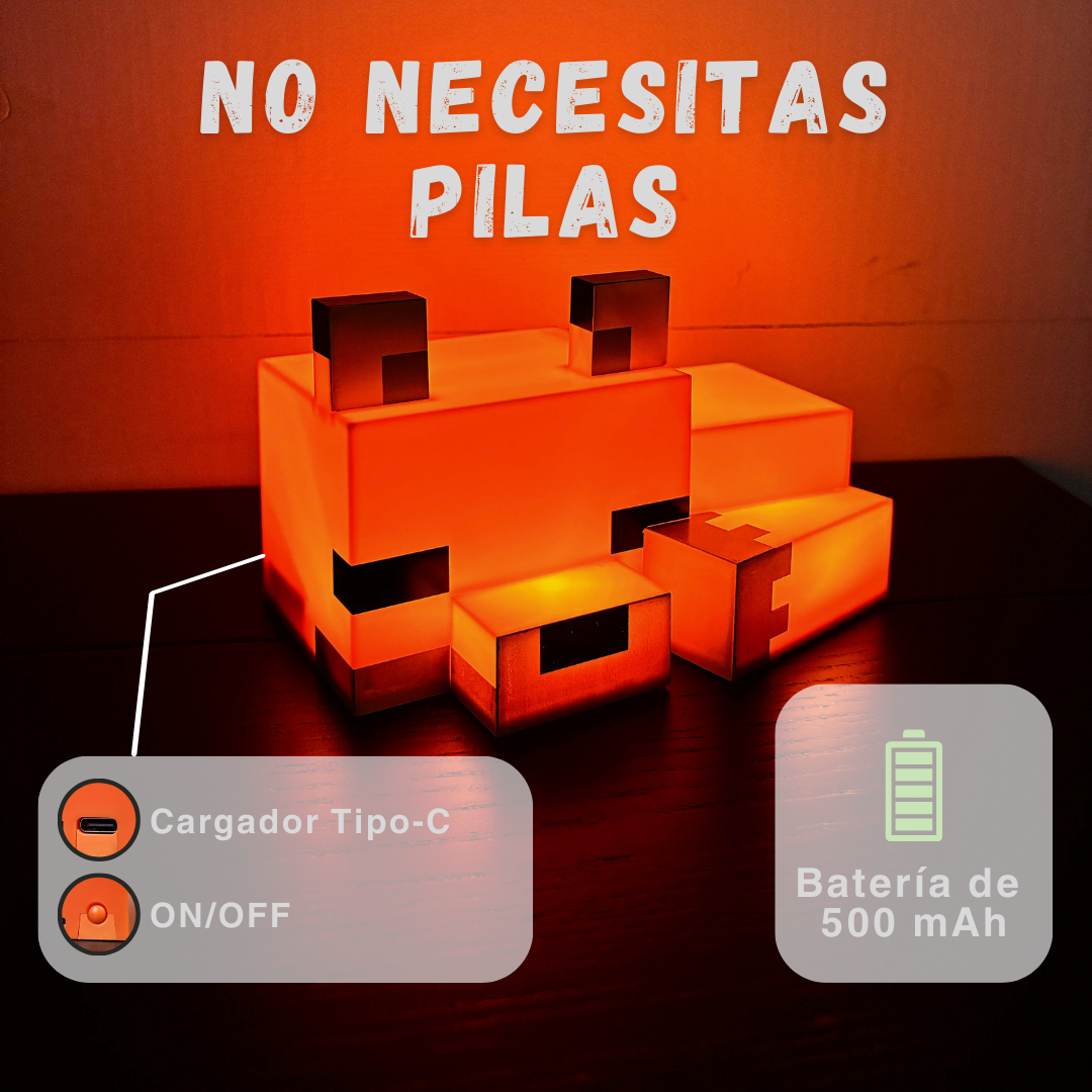 Lámpara Zorro Pixel LED